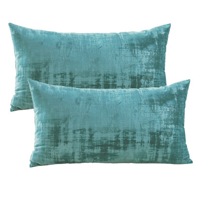 Textured Velvet Textured Rectangular Pillow Cover