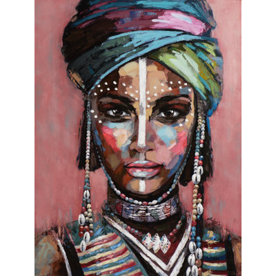 Leinwandbild Desert Lady In A Turban