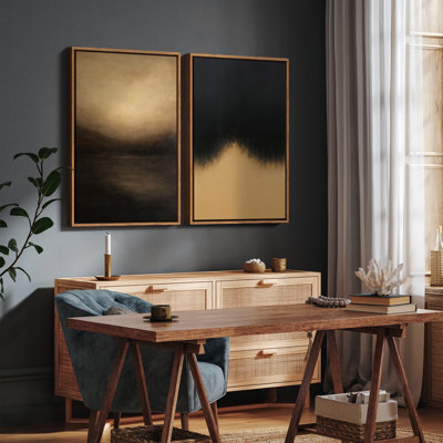Art mural encadré, rétro, antique et classique pour chambre à coucher - 16 po x 24 po