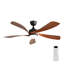 (Identique à W882P146311) Ventilateur de plafond intérieur de 52 pouces avec moteur à courant continu réversible à 3 couleurs et 5 lumières ABS à DEL à intensité variable-1588504611