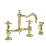 Chesterfield Kitchen Bridge Faucet with Side Spray