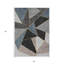 Tapis extérieur lavable géométrique 5 pi x 8 pi gris anthracite