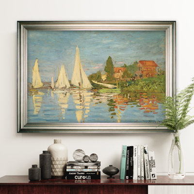 Regatta at Argenteuil by Claude Monet Oil Painting Print