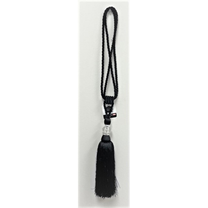 Embrasse de rideau ajustable Brookly, Noir
