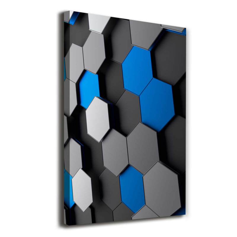 3D Abstraction - Wrapped Canvas Print