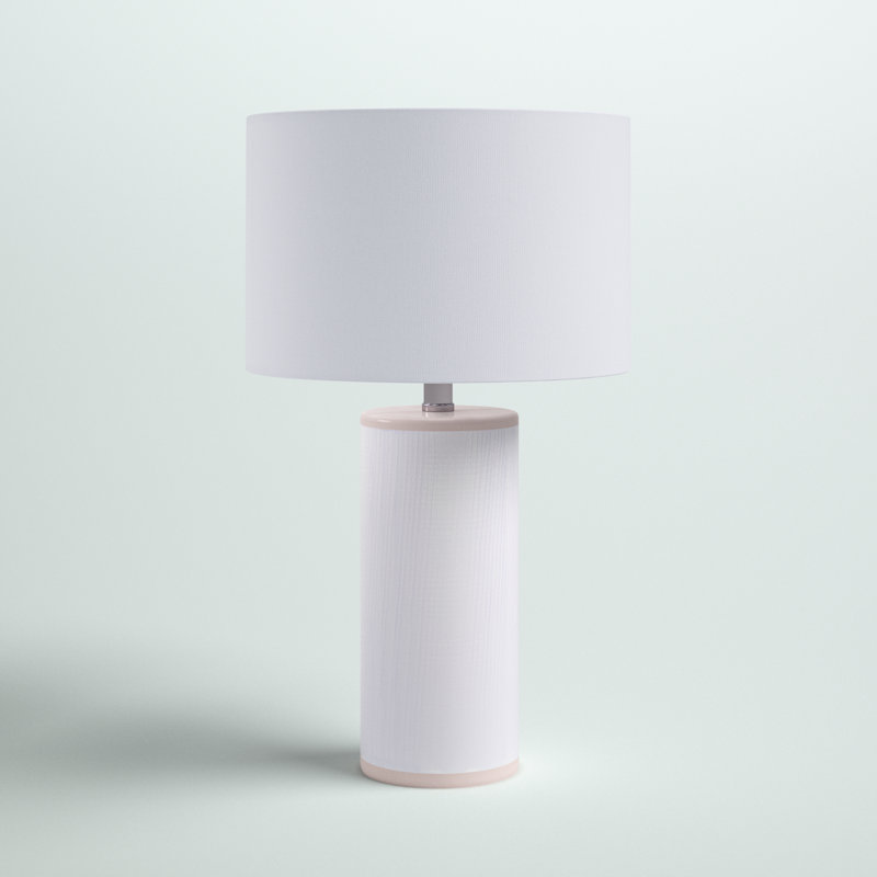 Lampe de table blanche 24 po Pridemore