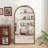 Iron Arch Retro Full Length Mirror With Supporting Feet, For Living Room, Bedroom (Gold)-1536234112