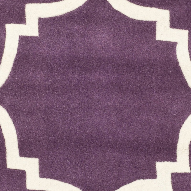 Carolene Hand Tufted Wool Geometric Rug, Rectangle 8'9" x 12'