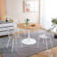 Petite table de salle à manger avec plateau rond et table basse pour le salon