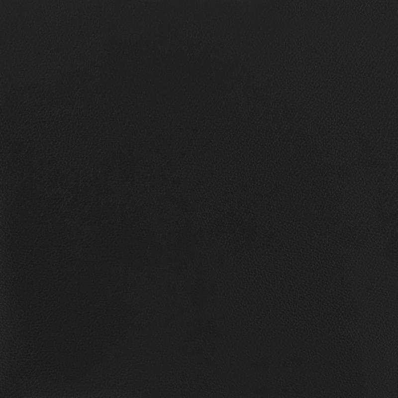 Repose-pieds rond noir avec rangement rembourré