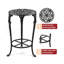 Cast Iron Plant Stand 2 Tiered Retro Plant Shelf Black