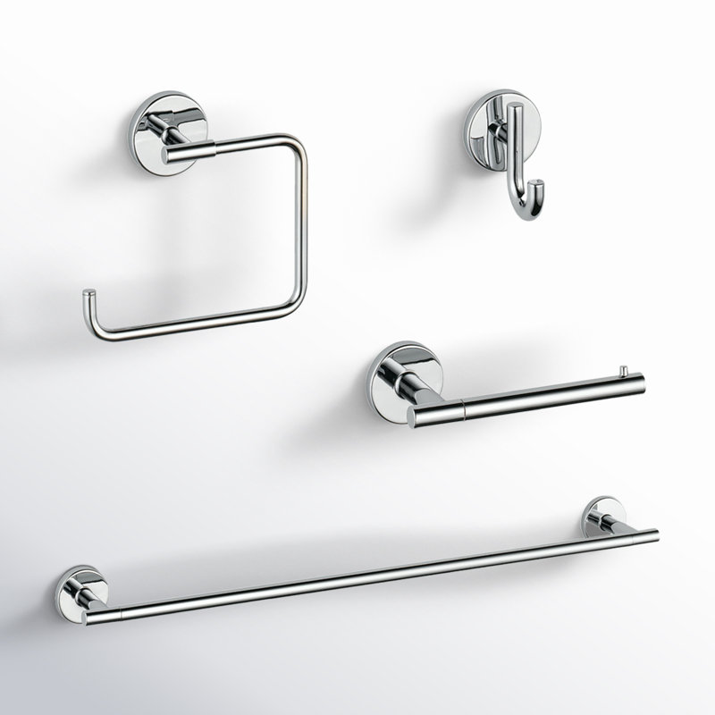 Ensemble de quincaillerie de salle de bain 4 pièces Trinsic Delta, Chrome