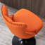 De 2 sièges pivotants en velours orange moderne, siège réglable de 25 à 33 pouces, base stable de 17,7 pouces pour la maison et l'îlot de cuisine - hauteur, base de 17,7 po de large, îlot de pub confortable à l'arrière,-191111664