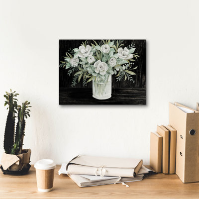 «Epic Graffiti» «Beautiful Bouquet» par Cindy Jacobs, art mural sur toile, 16 po x 12 po