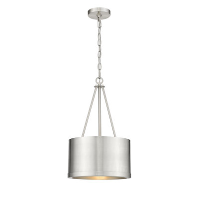 Luminaire suspendu tambour 1 lumière Calondra
