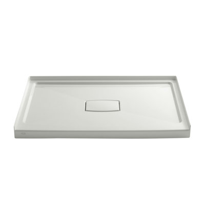 Archer 48" x 36" Single Threshold Center Drain Shower Base with Removable Cover