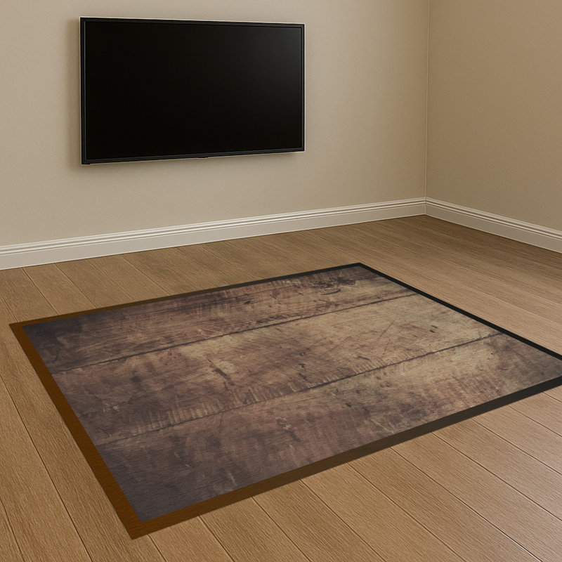 Wood & Shiplap Area Rug, Rectangle 140 x 200 cm