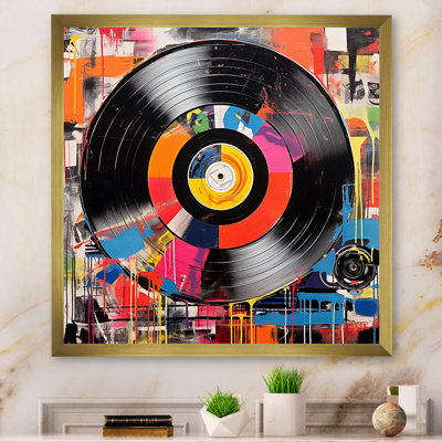 Coloré rétro vinyle III - Disques vinyle, art mural
