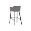 Upholstered Stool with Metal Frame-932812190