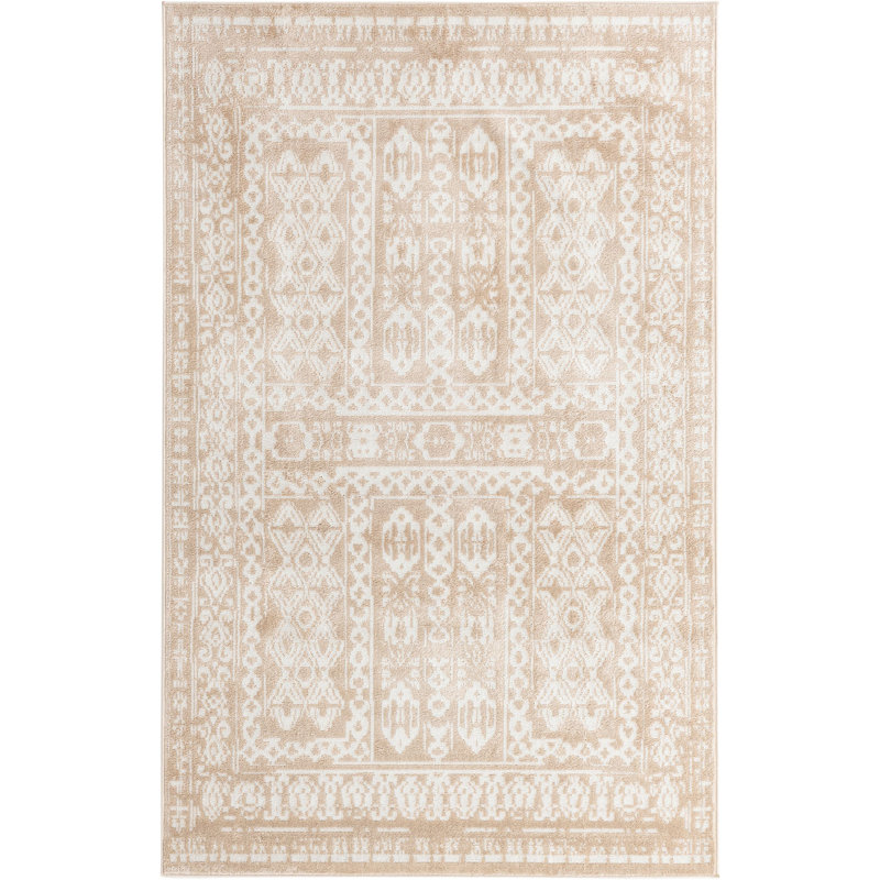Micsunel Abstract Indoor Rug, Rectangle 5' x 8'