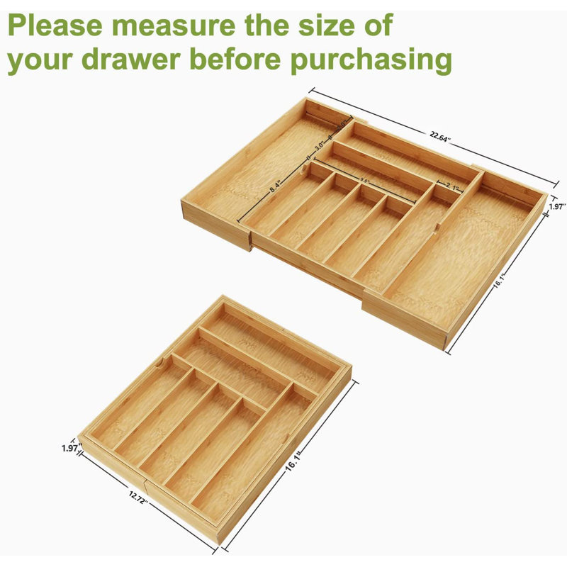 Shawney Adjustable Cutlery/Knife Drawer Organizer