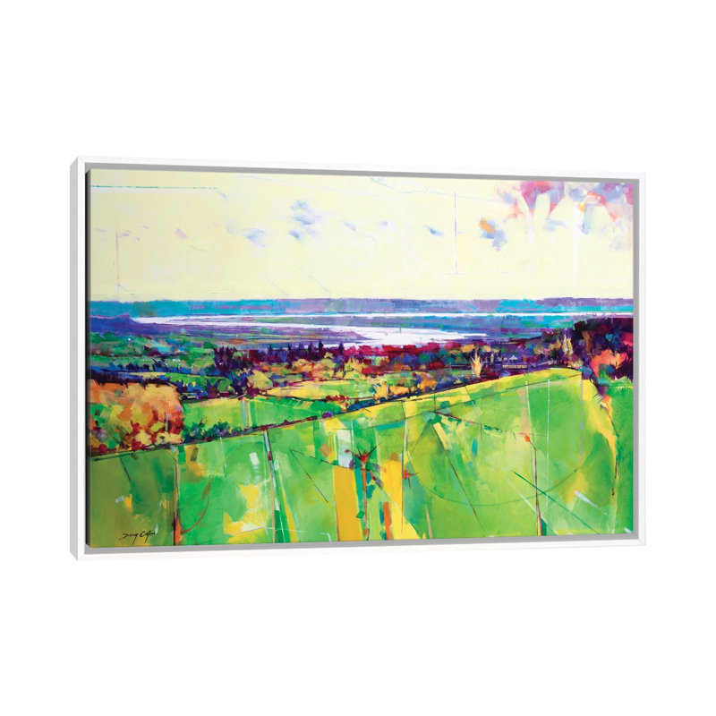 Sabrina I by Doug Eaton - Painting on Canvas, White Framed, 66.04 cm H x 45.72 cm W