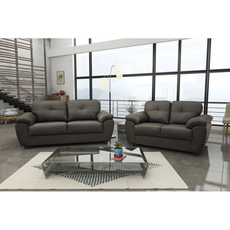 Capri 3+2 Sofa Set Faux leather