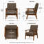 Chaise d'appoint rembourrée Bridgeview-1459021951