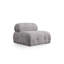Élégant canapé 3 places gris clair de 114,2 po x 37,4 po x 29,5 po | Structure durable en bois de hêtre et en carton, tissu doux 100% polyester | Sièges confortables avec mousse et 28 plumes et 24 plumes | Design moderne pour le salon-1925893350
