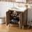 Charming Multifunctional Bathroom Vanity With Solid Construction