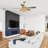 52" Farmhouse Natural Rope 2-Tier Caged Ceiling Fan with Remote Control and Light Kit