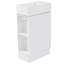Meuble-lavabo moderne en céramique avec meuble-lavabo et armoire de rangement gris 18,6 po Macaire-121112170
