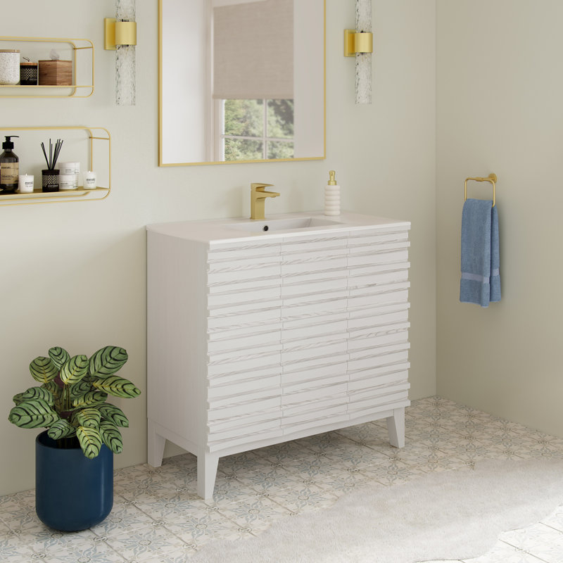 Meuble-lavabo Cascade, Blanc