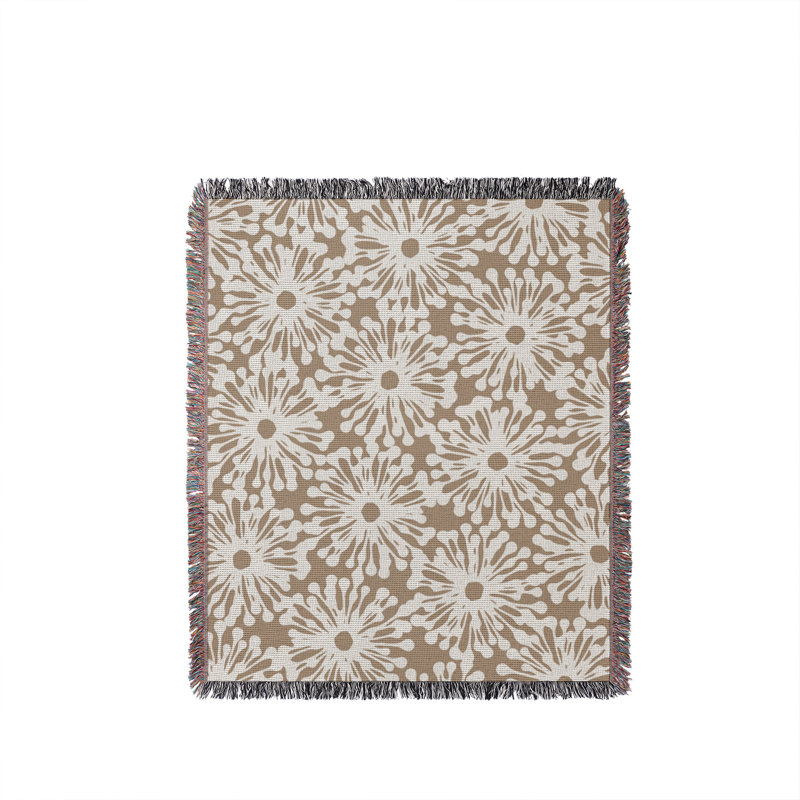 Jeté en coton Dandilion, 50 x 70, Beige