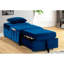 Méridienne en velours ajustable, méridienne convertible