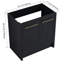 Meuble-lavabo autoportant de 30 po - Châtaignier noir, modèle moderne, porte à fermeture en douceur, espace de rangement abondant sans lavabo supérieur