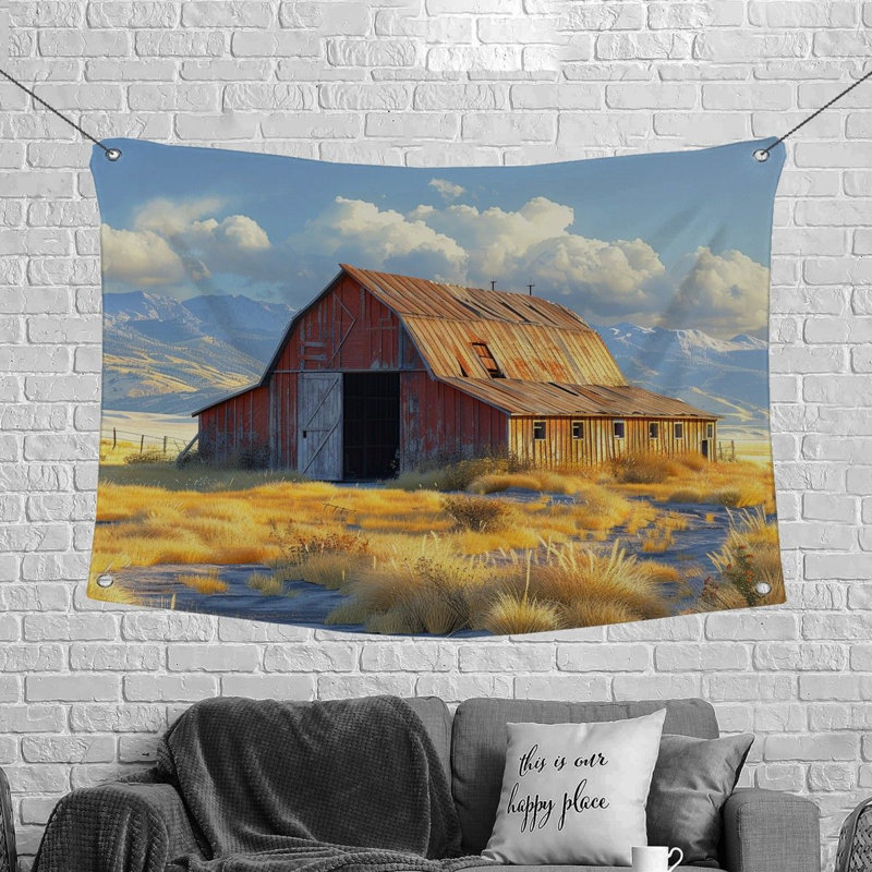 Microfiber Fabric Tapestry, 50" H x 60" W