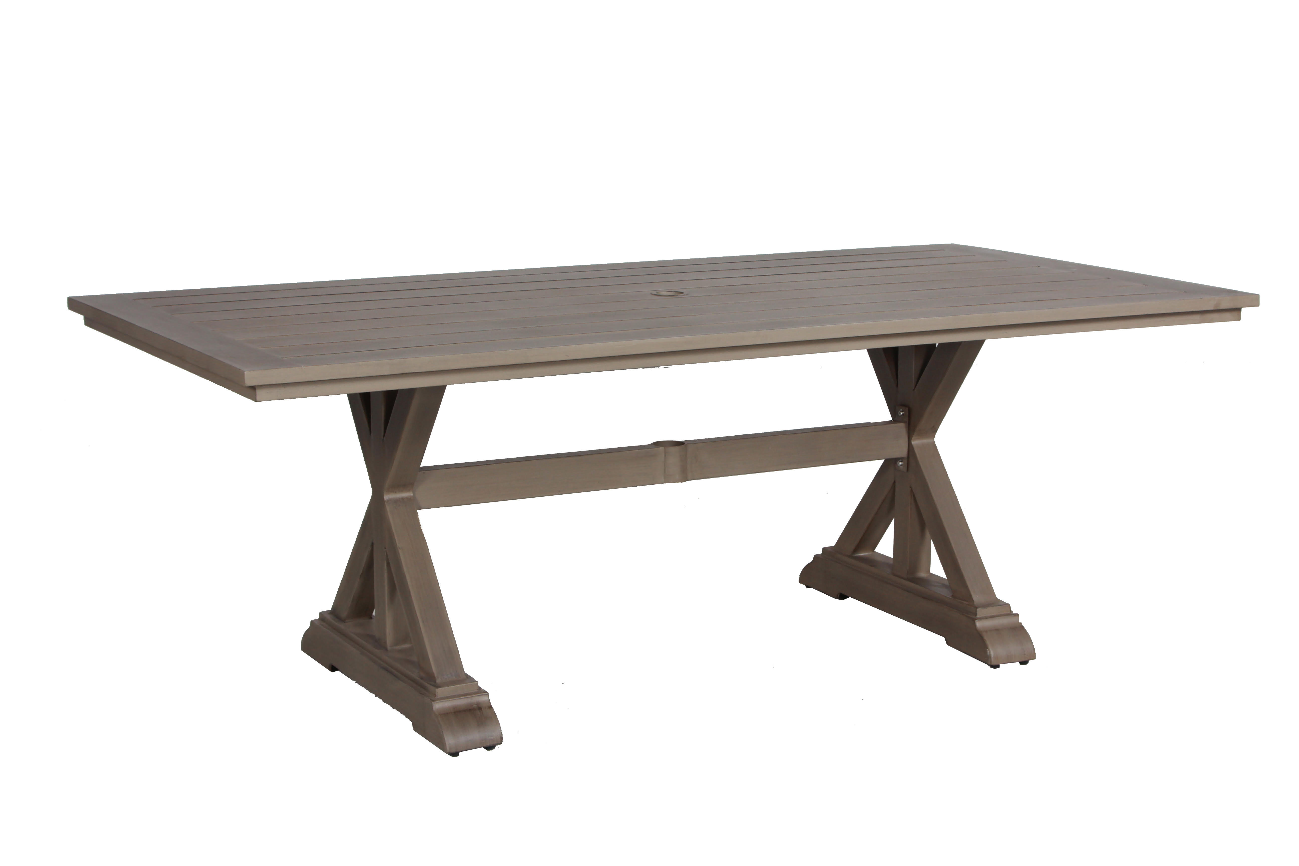 Rosecliff Heights Windcrest Metal Dining Table | Wayfair