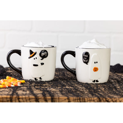 Ensemble de 2 tasses à café Halloween