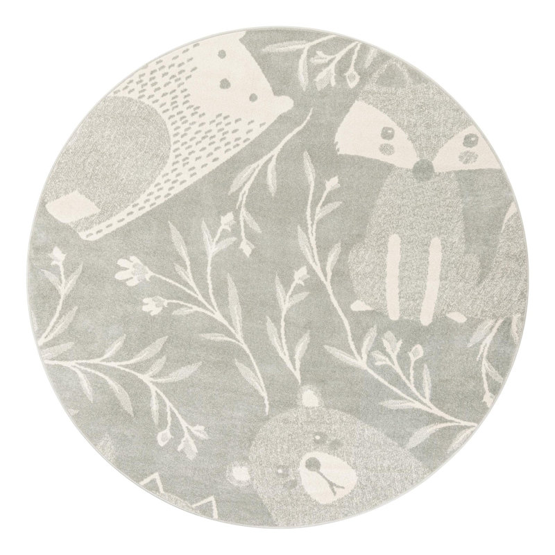Tapis pour enfant Whimsy, Rond 7 pi 10 po