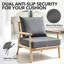 Ensemble de 4 coussins de chaise d'extérieur-131501337