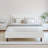 Platform Bed with Wingback Headboard-428308136