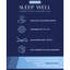 Matelas gris et bleu de 13 pouces avec mousse viscoélastique imprégnée de gel, conception améliorant la circulation de l'air et confort de sommeil moyen moyen, protection des bords à 360 °