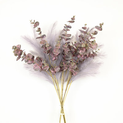 Branche d'eucalyptus artificiel 36 po Boho Pampas pour remplissage de vase 36 po