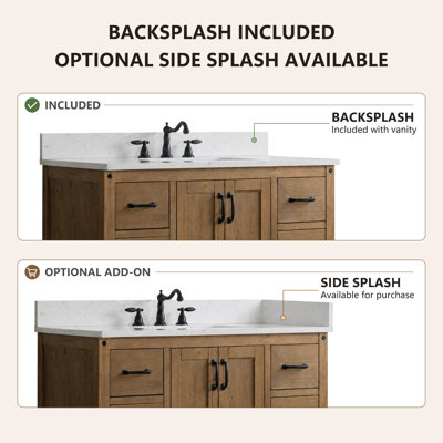 Radstock 48'' Single Bathroom Vanity with Top