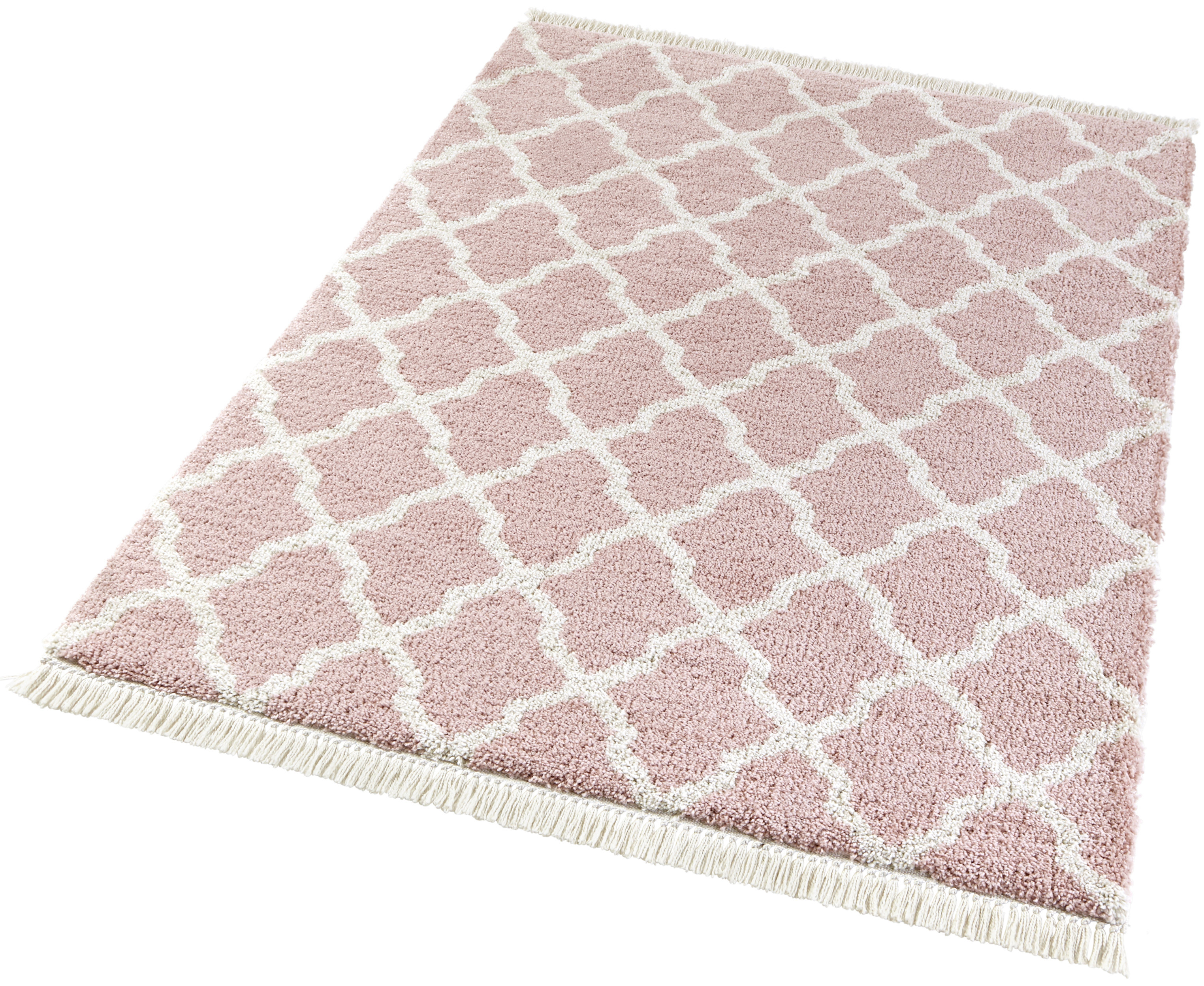 Shaggy Hochflor - Wohnzimmer, Creme Schlafzimmer & Rugs - für Bewertungen Teppich Muster Skandi Rosa Mint Pearl
