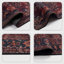Tapis décoratif rétro à motif floral Claret-419880646