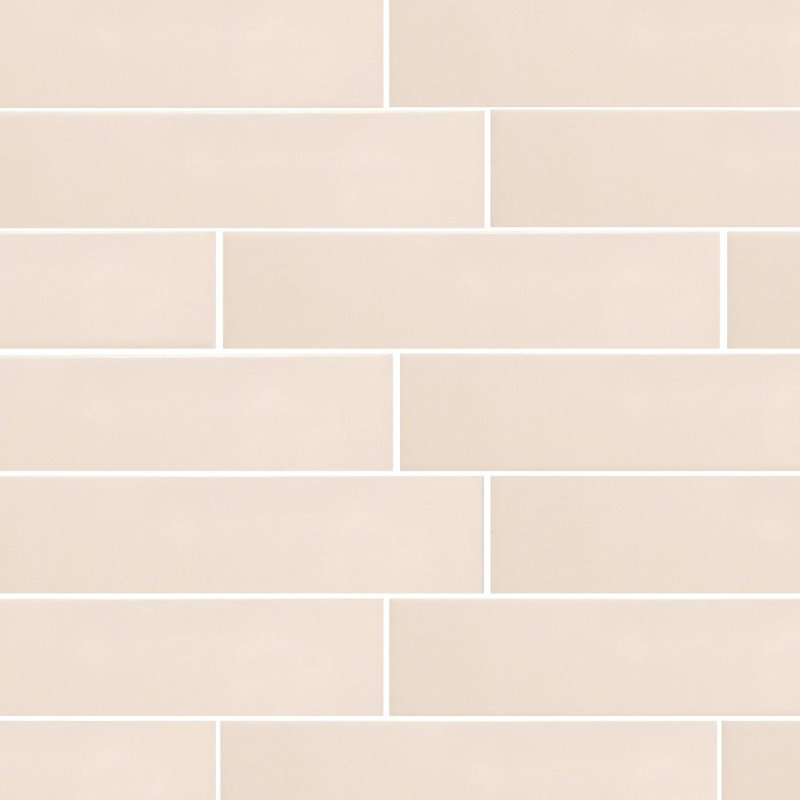 Carreau de céramique 2 po x 8 po Subway Art, Beige pâle