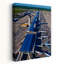 Aerial view of Detroit Metro Airport Michigan USA 1 Piece Wrapped Canvas Wall Art-658257835