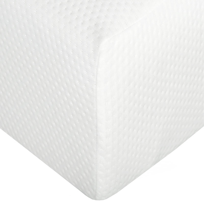 Matelas moelleux en mousse viscoélastique gélifiée pour lit dans une boîte avec housse respirante en aloès blanc, 10"